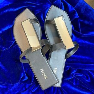 Melissa Sandals with Chrome Detail